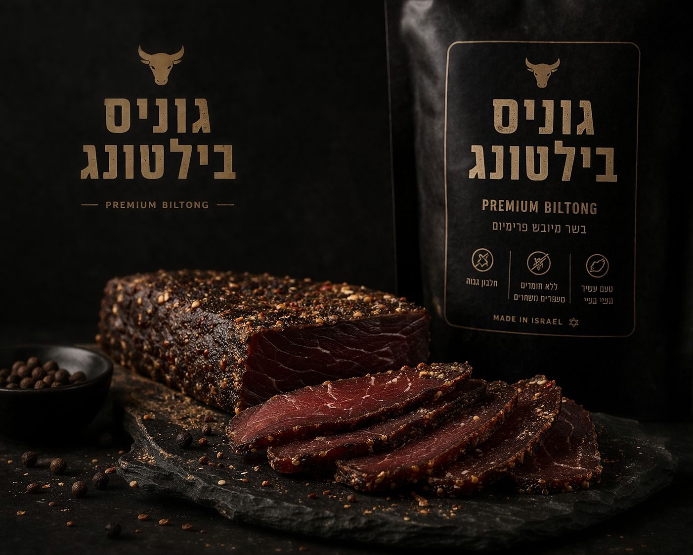 שקית בילטונג אישית של ג'וניס במשקל 100 גרם